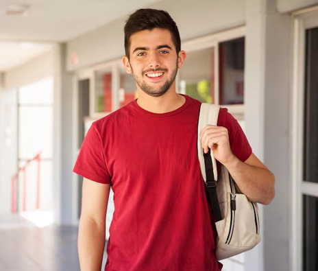 Student serving children in a learning environment